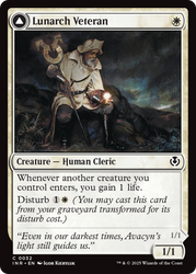 Lunarch Veteran // Luminous Phantom (INR-032) - Innistrad Remastered Foil
