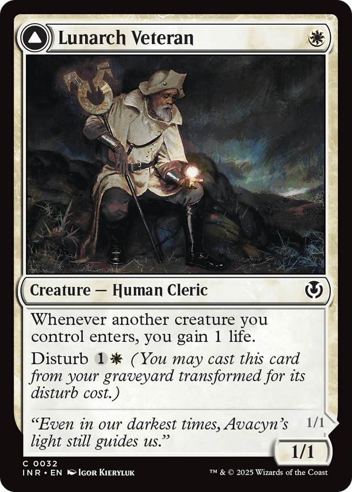 Lunarch Veteran // Luminous Phantom (INR-032) - Innistrad Remastered