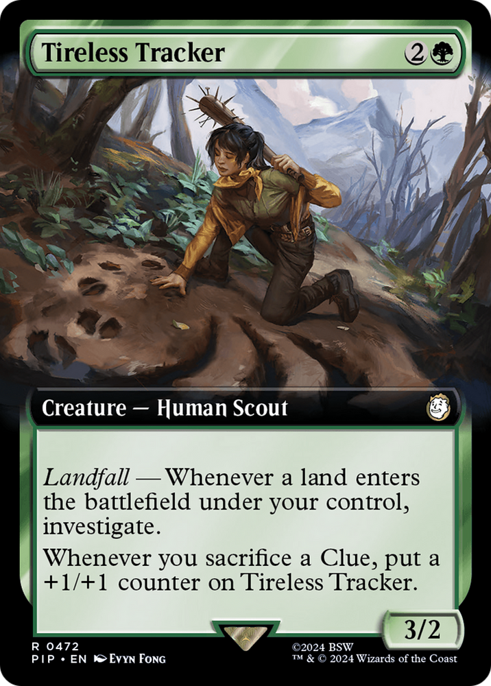 Tireless Tracker (Extended Art) (PIP-472) - Fallout: (Extended Art) Foil