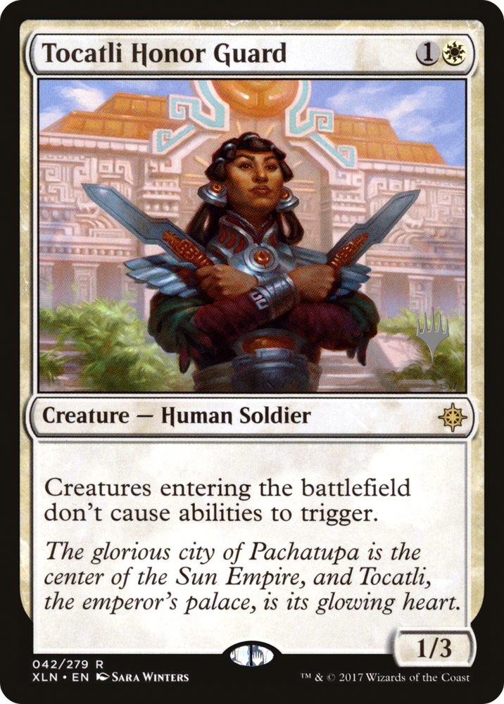 Tocatli Honor Guard (PPM20-42P) - Ixalan Promos