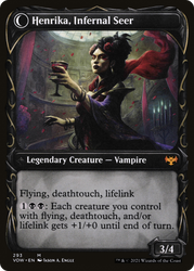 Henrika Domnathi (Showcase) (VOW-293) - Innistrad: Crimson Vow: (Showcase, Double Faced Transform) Foil