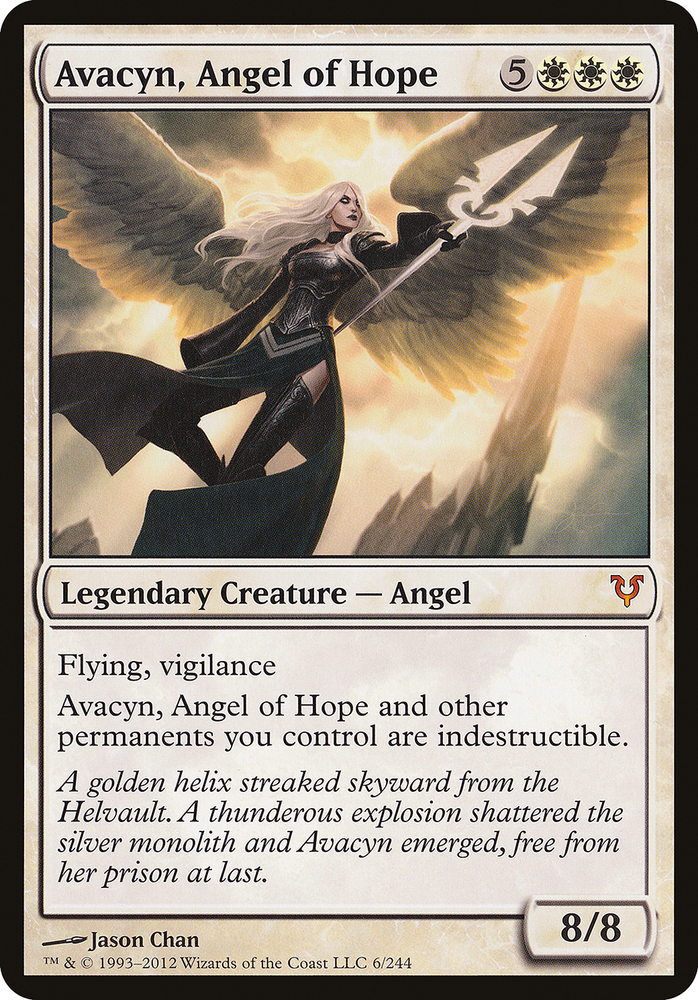 Avacyn, Angel of Hope (Avacyn Restored) (OVER-006) - Open the Helvault Foil