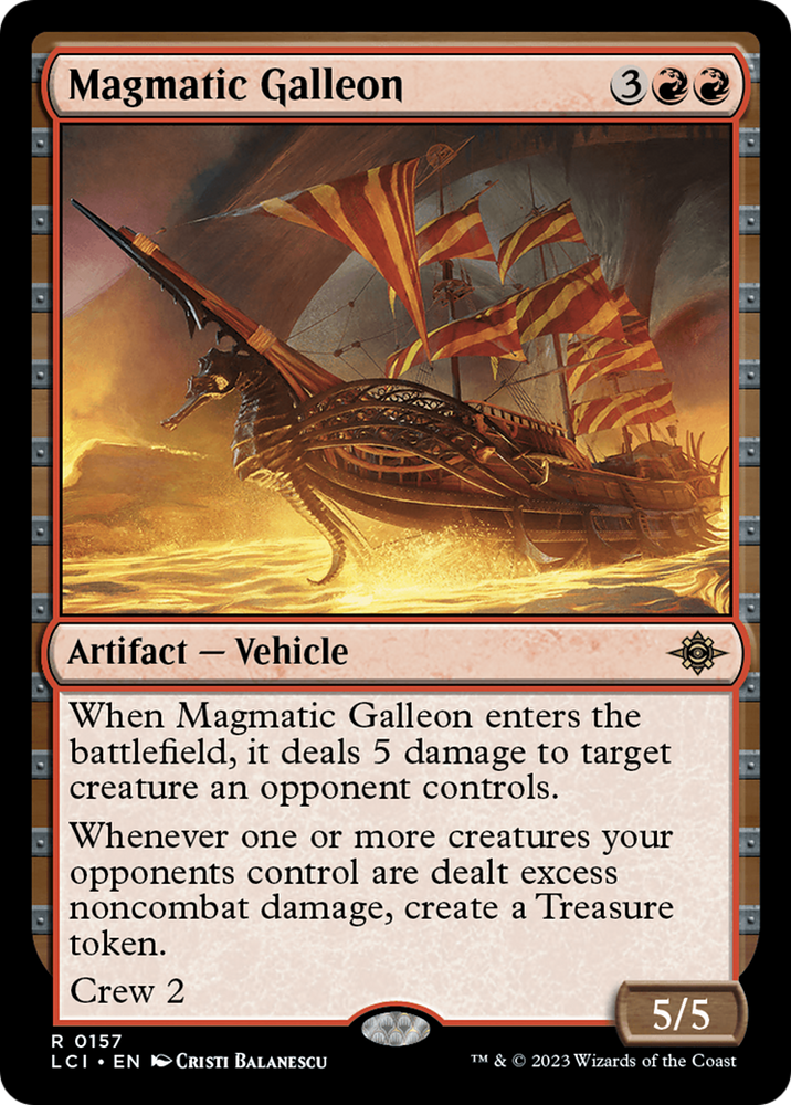 Magmatic Galleon (LCI-157) - The Lost Caverns of Ixalan Foil
