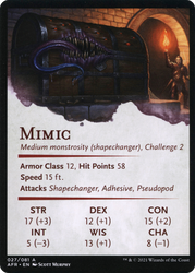 Mimic // Mimic (AAFR-027) - Adventures in the Forgotten Realms Art Series (Borderless) Foil