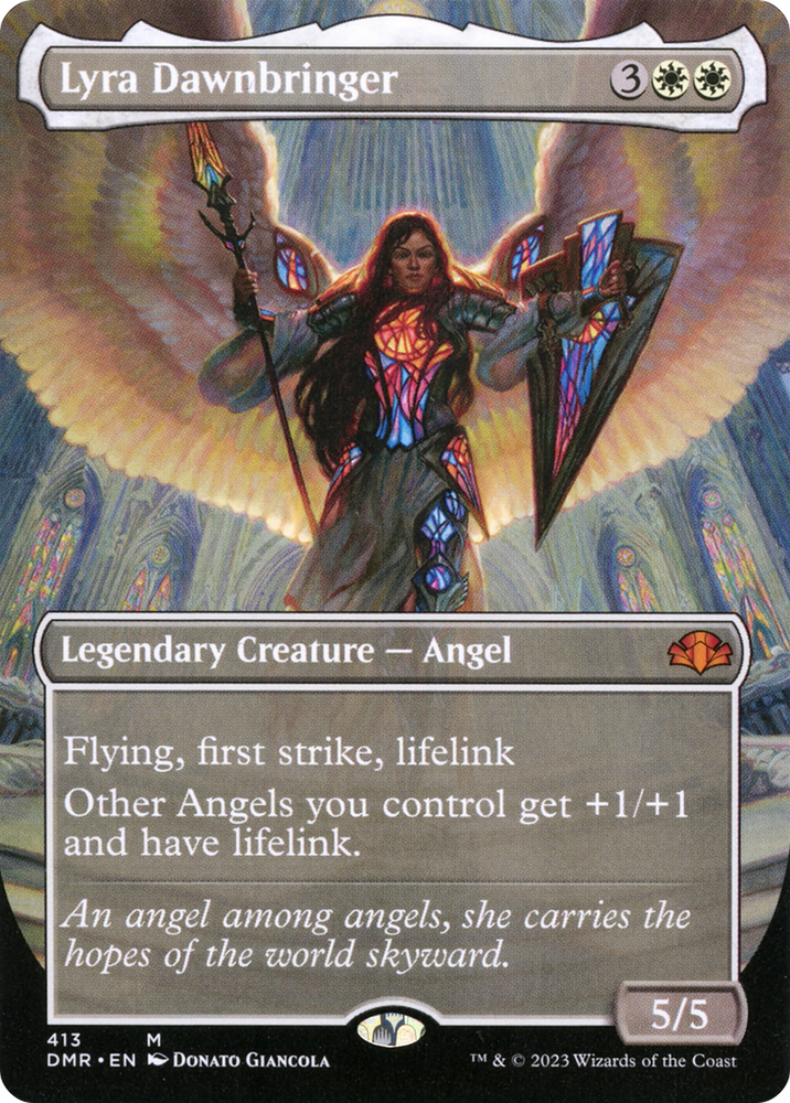 Lyra Dawnbringer (Borderless) (DMR-413) - Dominaria Remastered (Borderless)