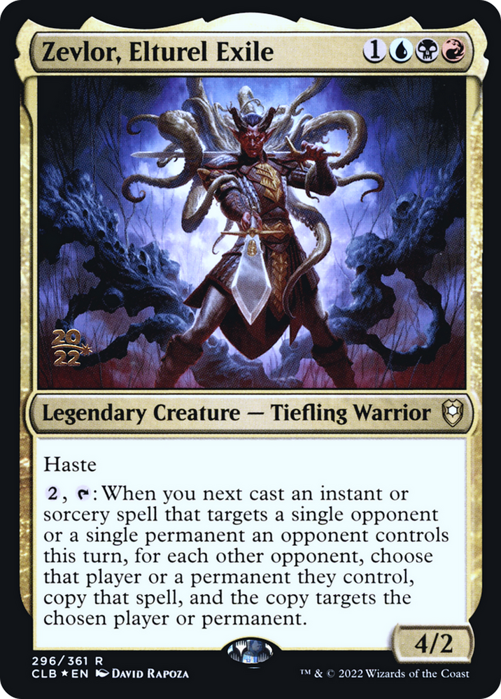 Zevlor, Elturel Exile (PRE-296S) - Battle for Baldur's Gate Promos Foil