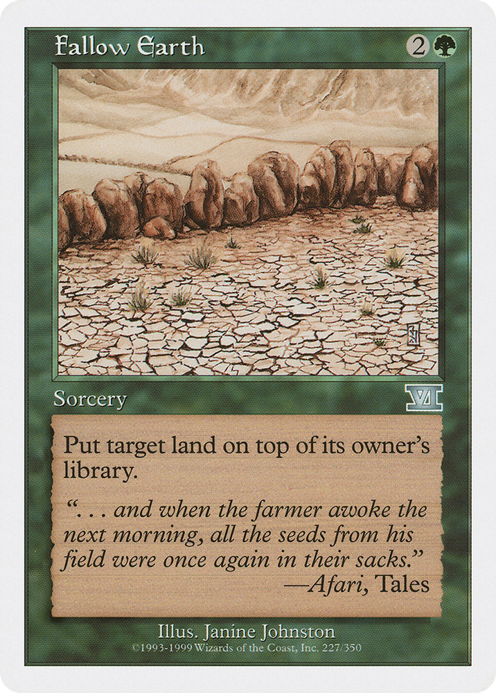 Fallow Earth (6ED-227) - Classic Sixth Edition