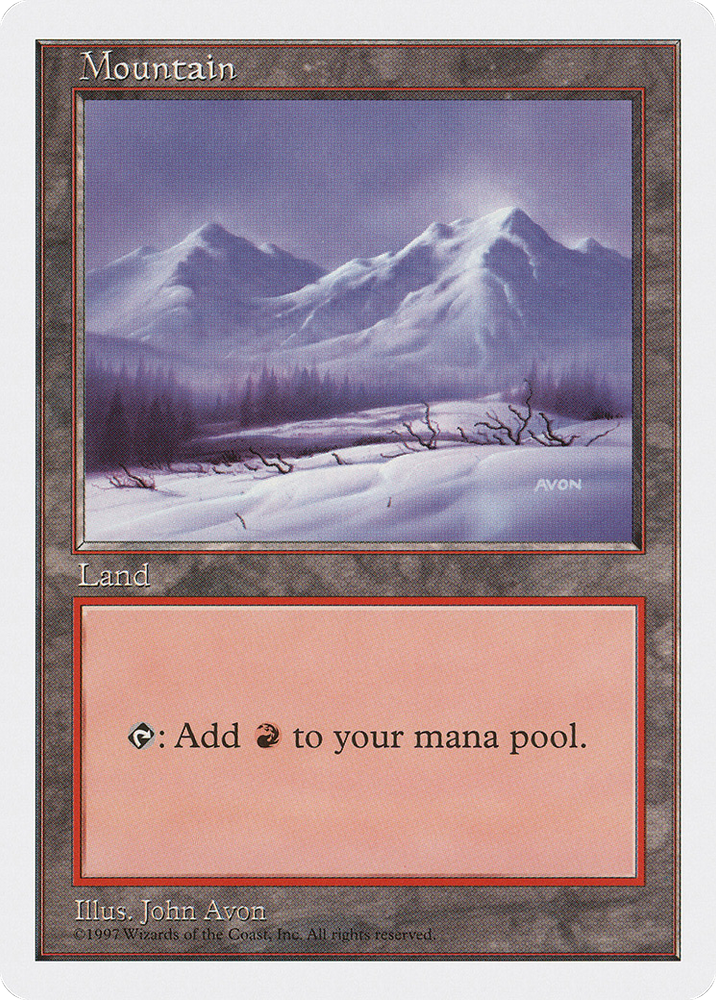 Mountain (442) (5ED-442) - Fifth Edition