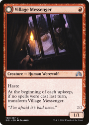 Village Messenger (SOI-190) - Shadows over Innistrad: (Double Faced Transform)