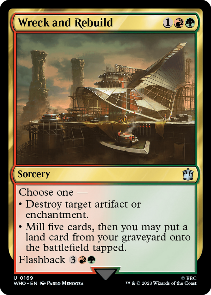 Wreck and Rebuild (WHO-169) - Doctor Who Foil