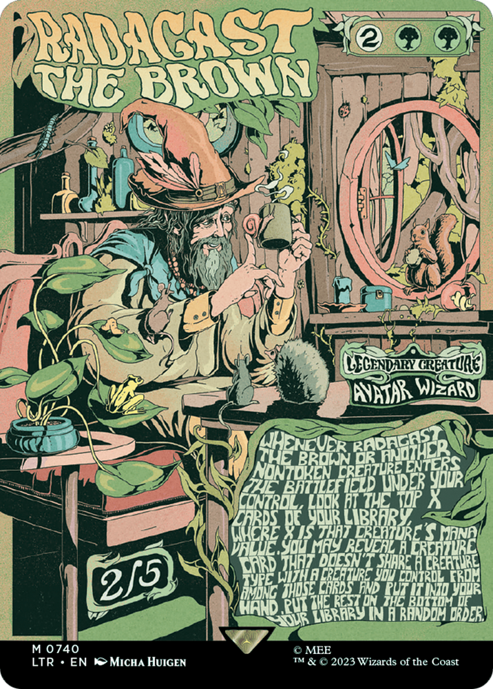 Radagast the Brown (Borderless Poster) (LTR-740) - The Lord of the Rings: Tales of Middle-earth (Borderless) Foil