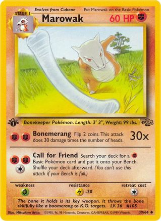 Marowak 039/64  - Unlimited Jungle - Uncommon