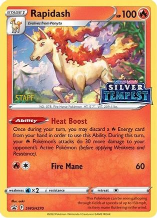 Rapidash SWSH270  - Holofoil SWSH Sword & Shield Promo Cards - Promo