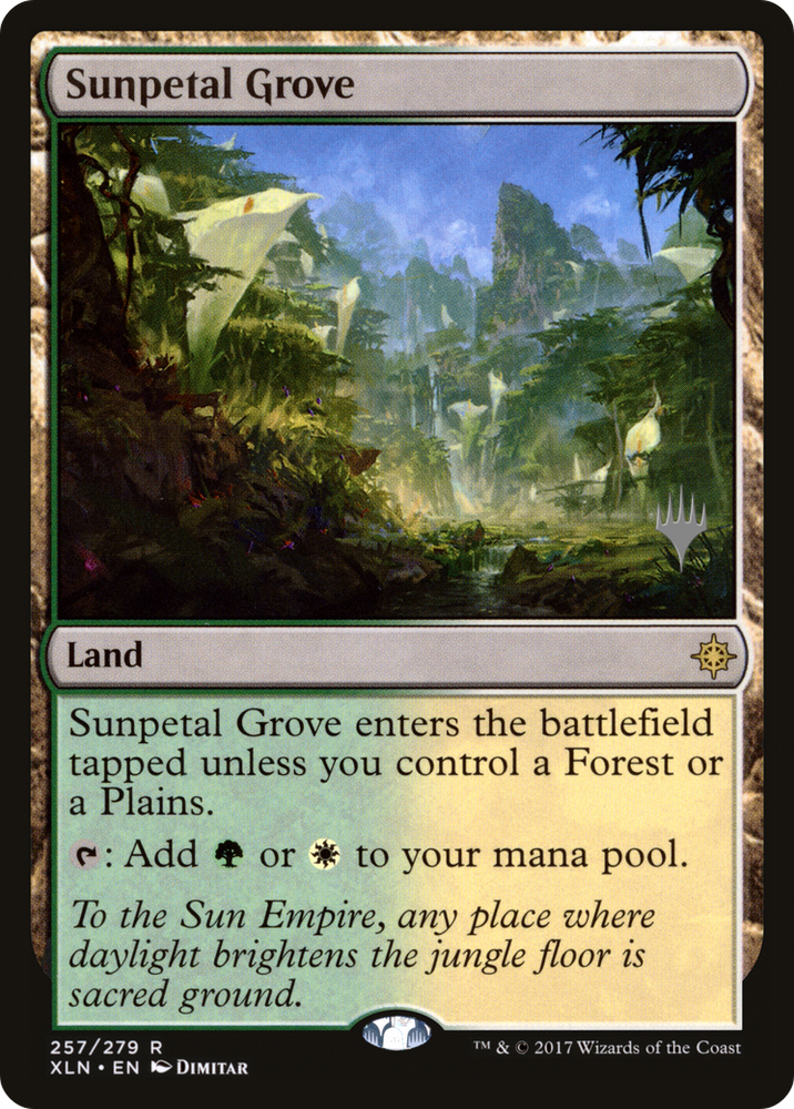 Sunpetal Grove (PPM20-257P) - Ixalan Promos