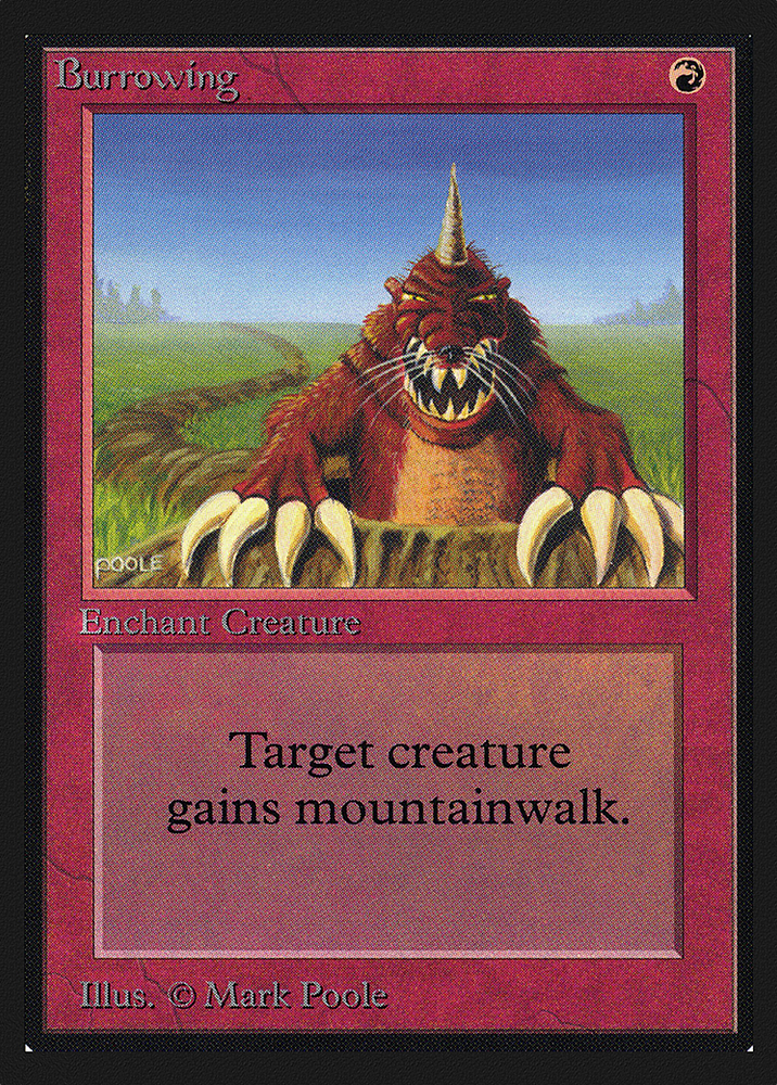 Burrowing (CE) (CED-139) - Collectors' Edition