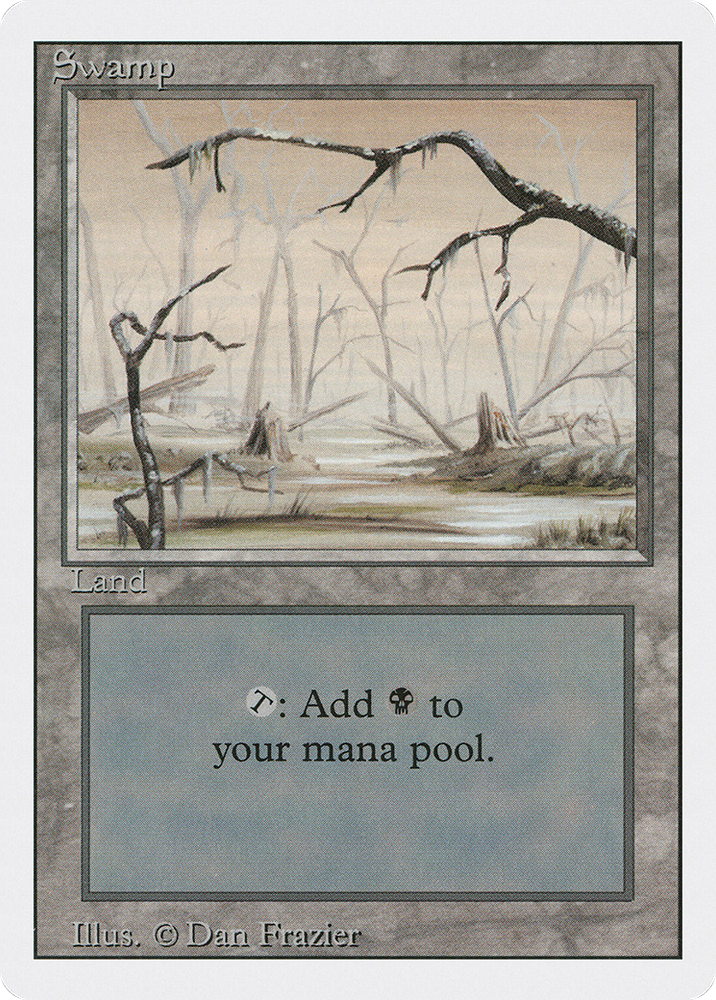 Swamp (B) (3ED-301) - Revised Edition