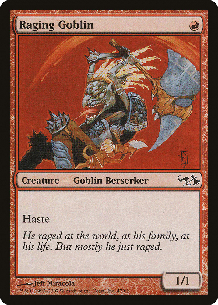 Raging Goblin (EVG-047) - Duel Decks: Elves vs. Goblins