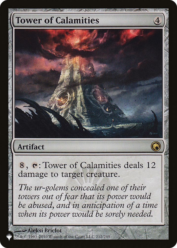 Tower of Calamities (LIST-212/249) - The List
