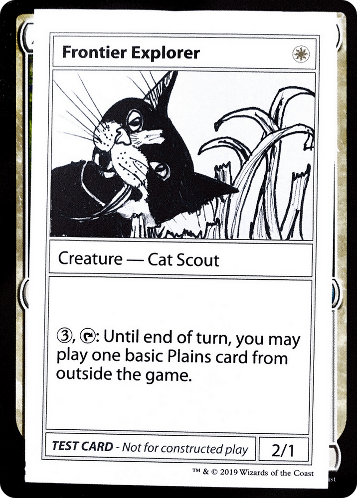 Frontier Explorer (No PW Symbol) (CMB1-006) - Mystery Booster Playtest Cards 2021