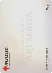 Plains // Plains (AZNR-009) - Zendikar Rising Art Series (Borderless) Foil