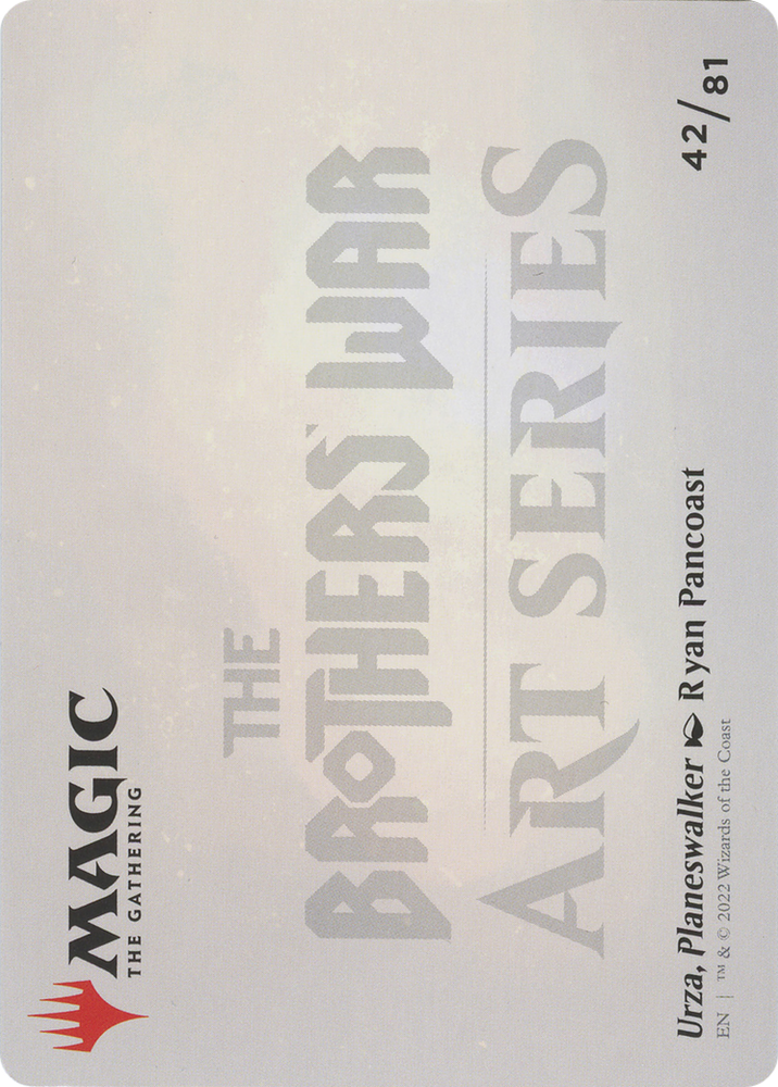 Urza, Planeswalker // Urza, Planeswalker (ABRO-042) - The Brothers' War Art Series (Borderless)