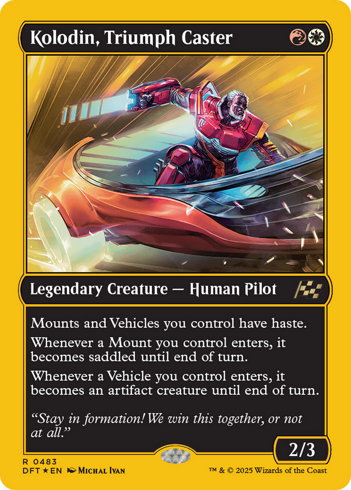Kolodin, Triumph Caster (DFT-483) - Aetherdrift Foil
