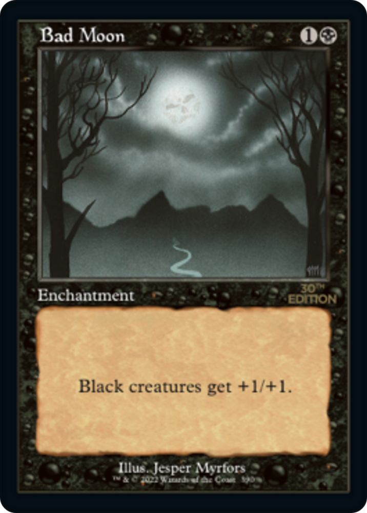 Bad Moon (Retro Frame) (30A-390) - 30th Anniversary Edition