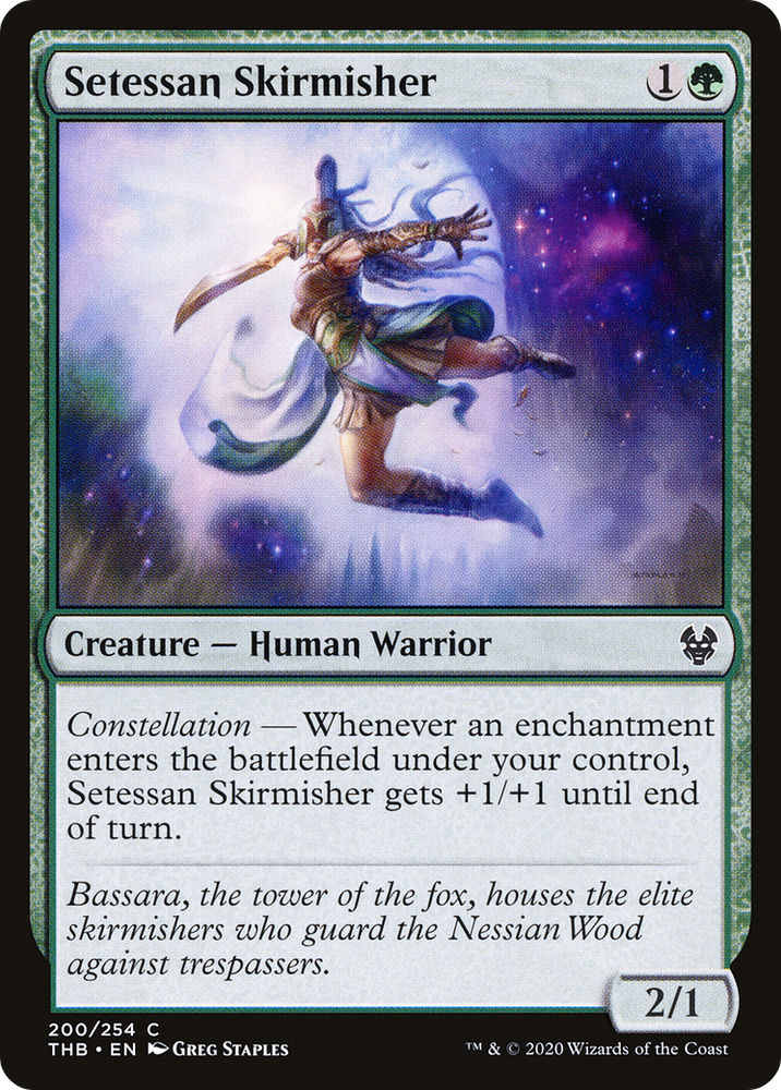 Setessan Skirmisher (THB-200) - Theros Beyond Death Foil