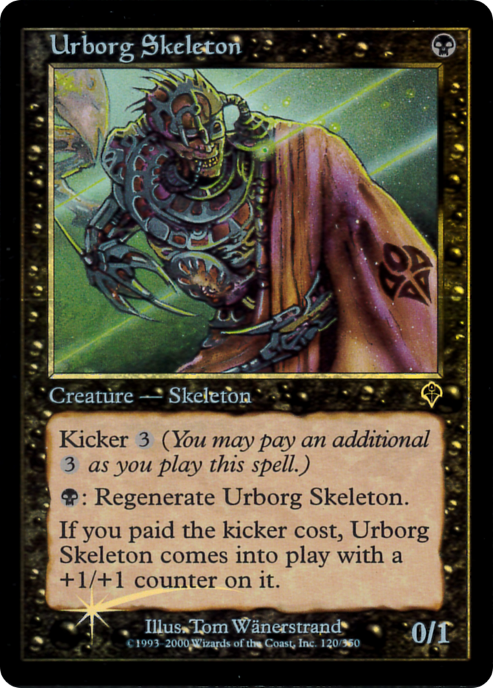 Urborg Skeleton (INV-134★) - Invasion Foil