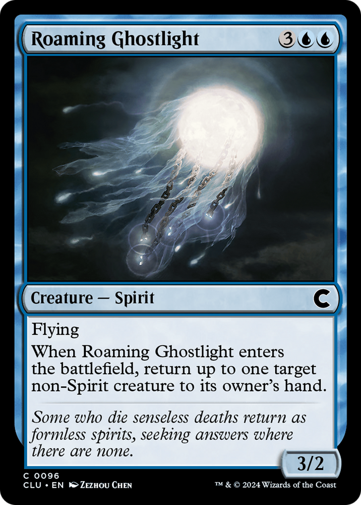 Roaming Ghostlight (CLU-096) - Ravnica: Clue Edition