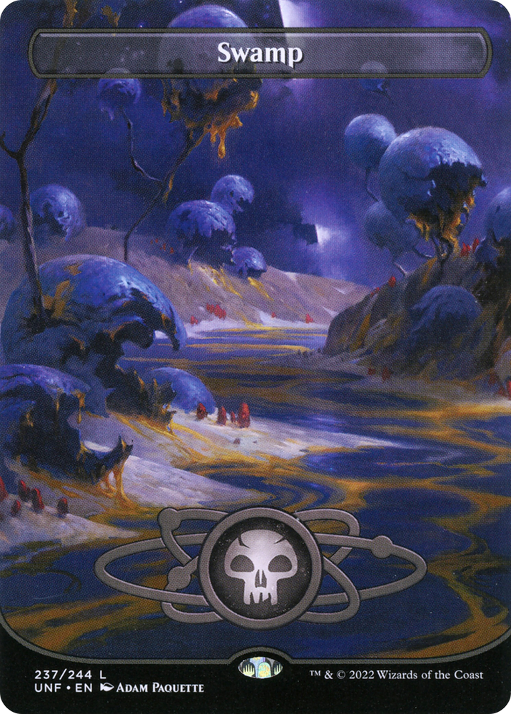 Swamp (237) (Borderless) (UNF-237) - Unfinity (Borderless) Foil