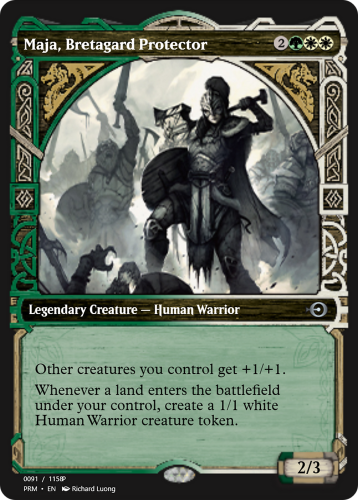 Maja, Bretagard Protector (PRM-88382) - Magic Online Promos
