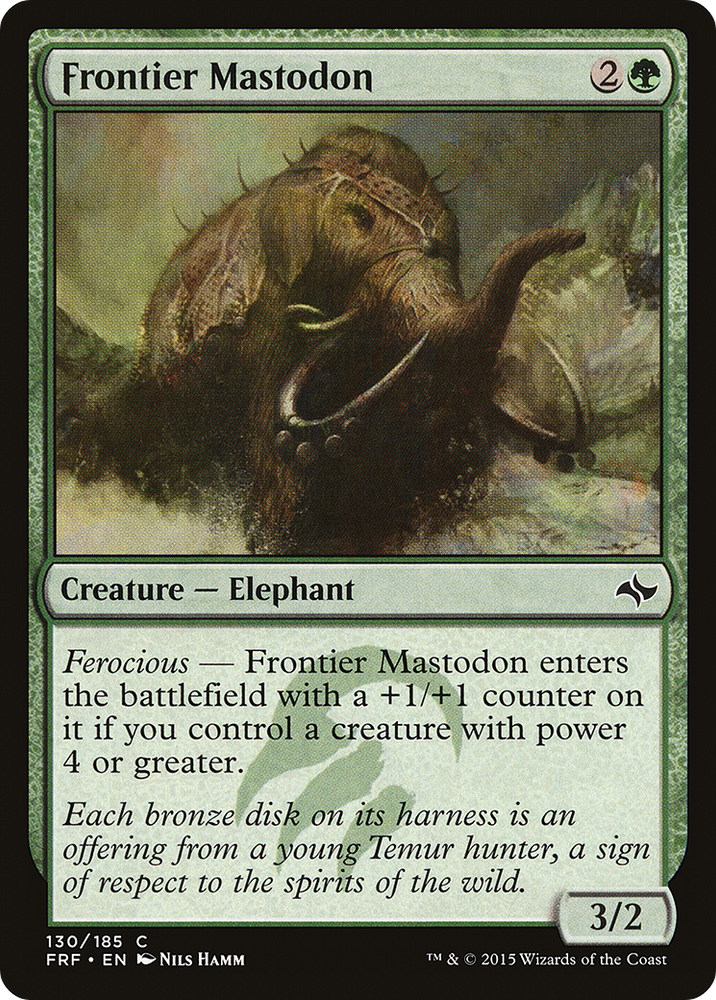 Frontier Mastodon (FRF-130) - Fate Reforged