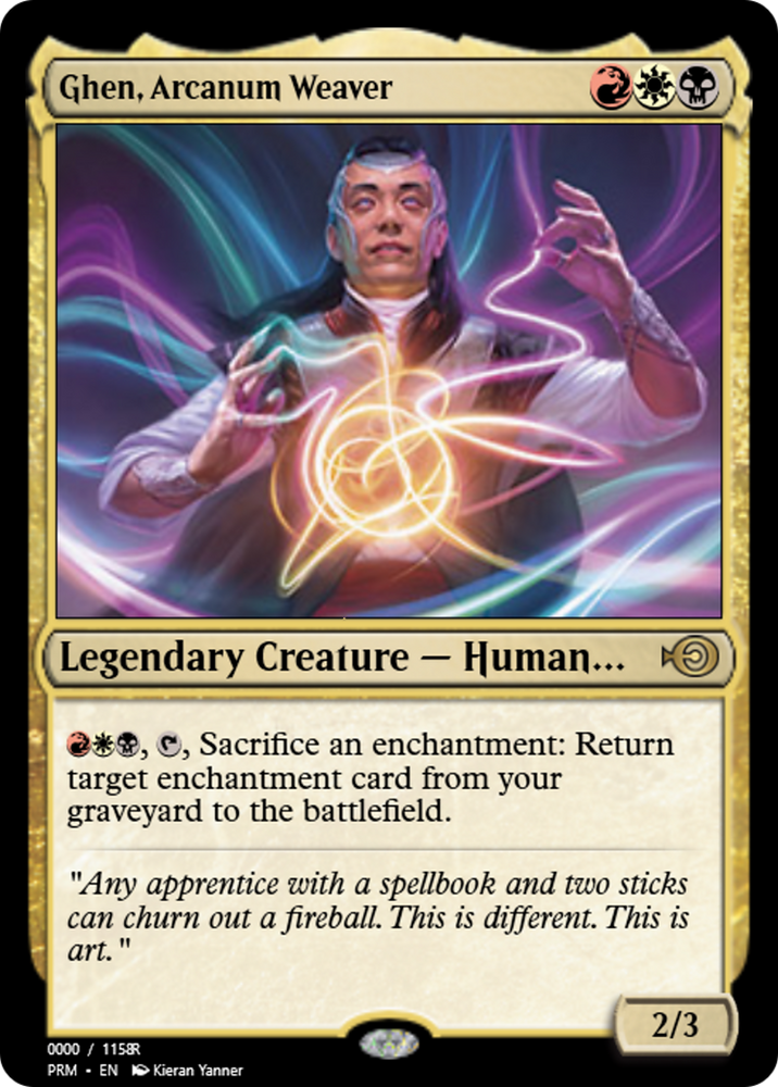 Ghen, Arcanum Weaver (PRM-86340) - Magic Online Promos