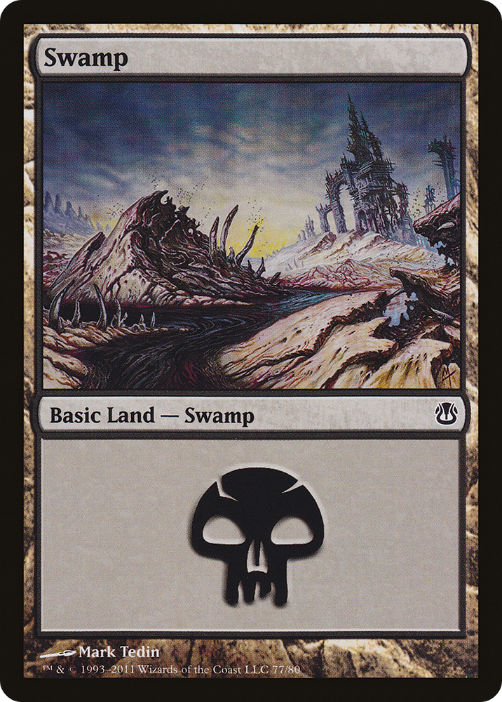 Swamp (77) (DDH-077) - Duel Decks: Ajani vs. Nicol Bolas