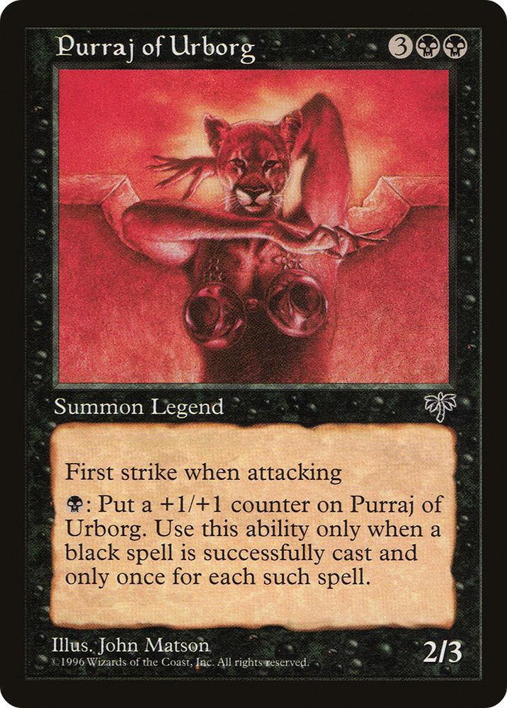 Purraj of Urborg (MIR-) - Mirage