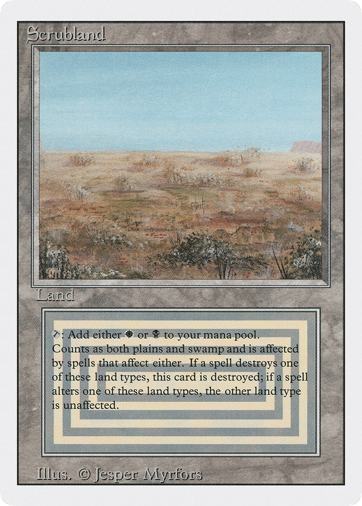 Scrubland (3ED-286) - Revised Edition