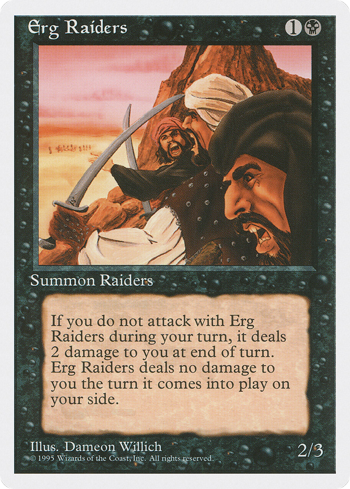 Erg Raiders (4ED-) - Fourth Edition