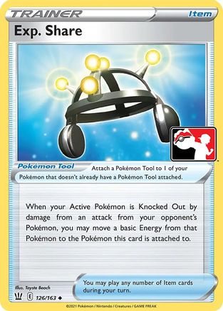 Exp. Share 126  - Holofoil Prize Pack Series Cards - Uncommon