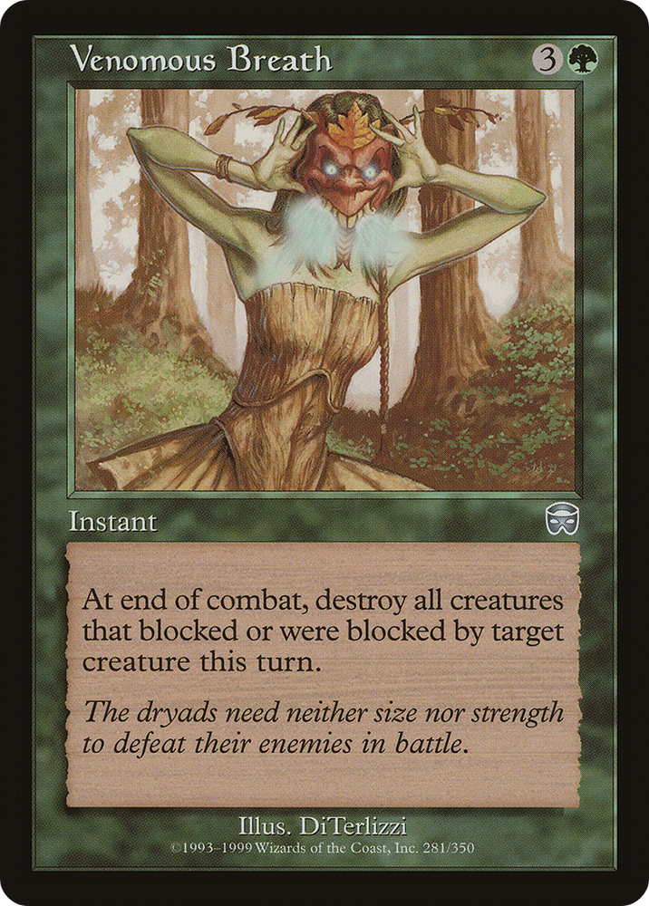 Venomous Breath (MMQ-281) - Mercadian Masques Foil