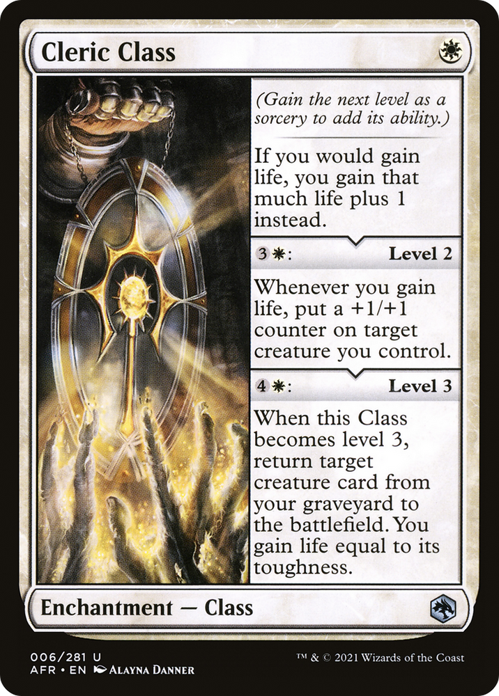 Cleric Class (AFR-006) - Adventures in the Forgotten Realms