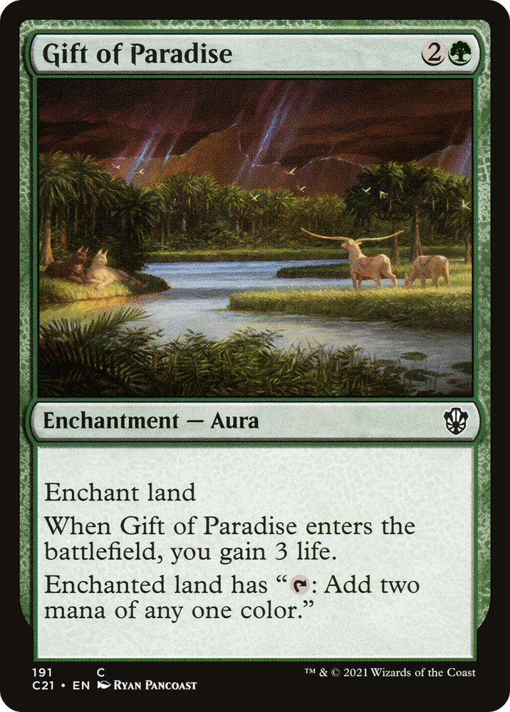Gift of Paradise (C21-191) - Commander 2021