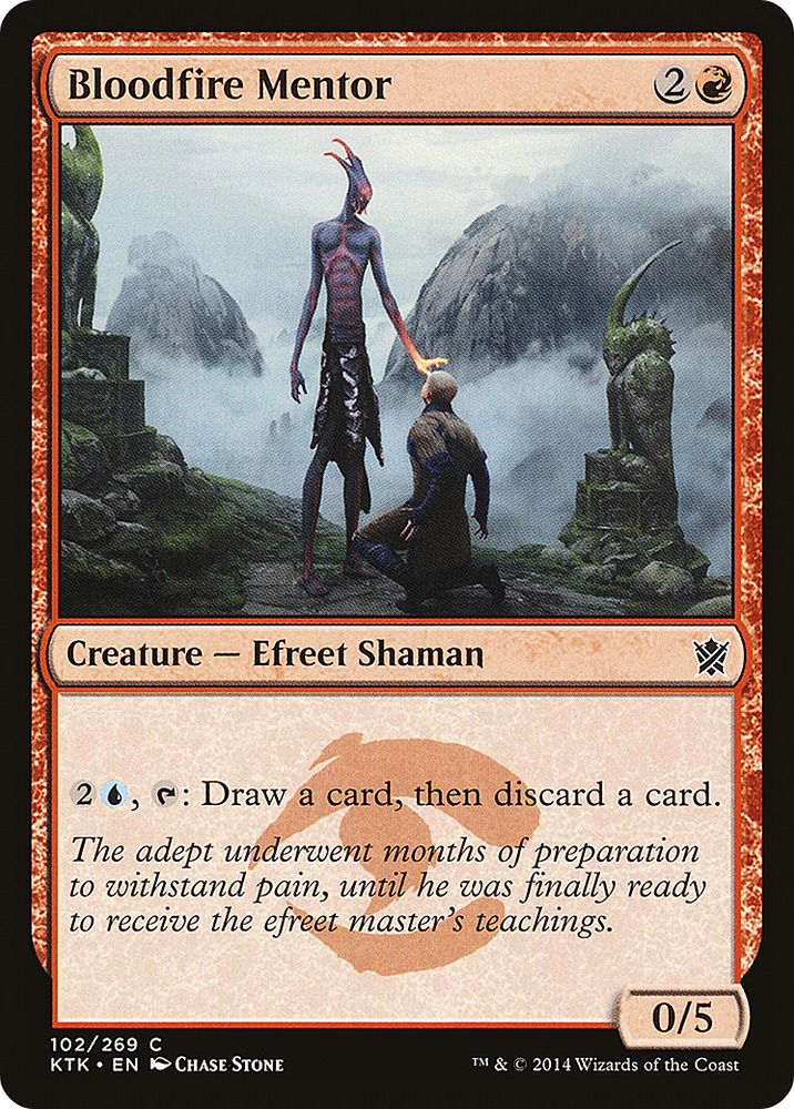 Bloodfire Mentor (KTK-102) - Khans of Tarkir