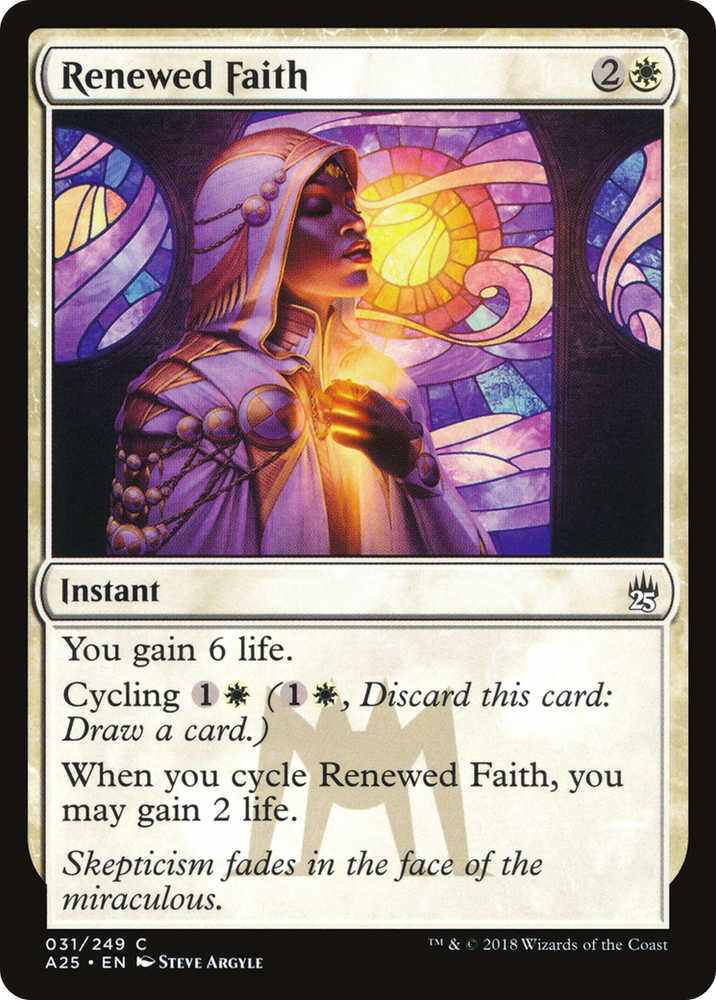 Renewed Faith (A25-031) - Masters 25 Foil