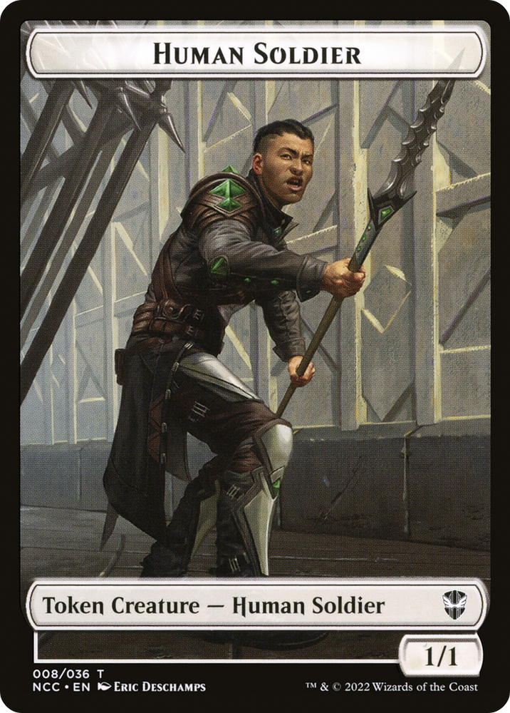Human Soldier (TNCC-008) - New Capenna Commander Tokens Foil