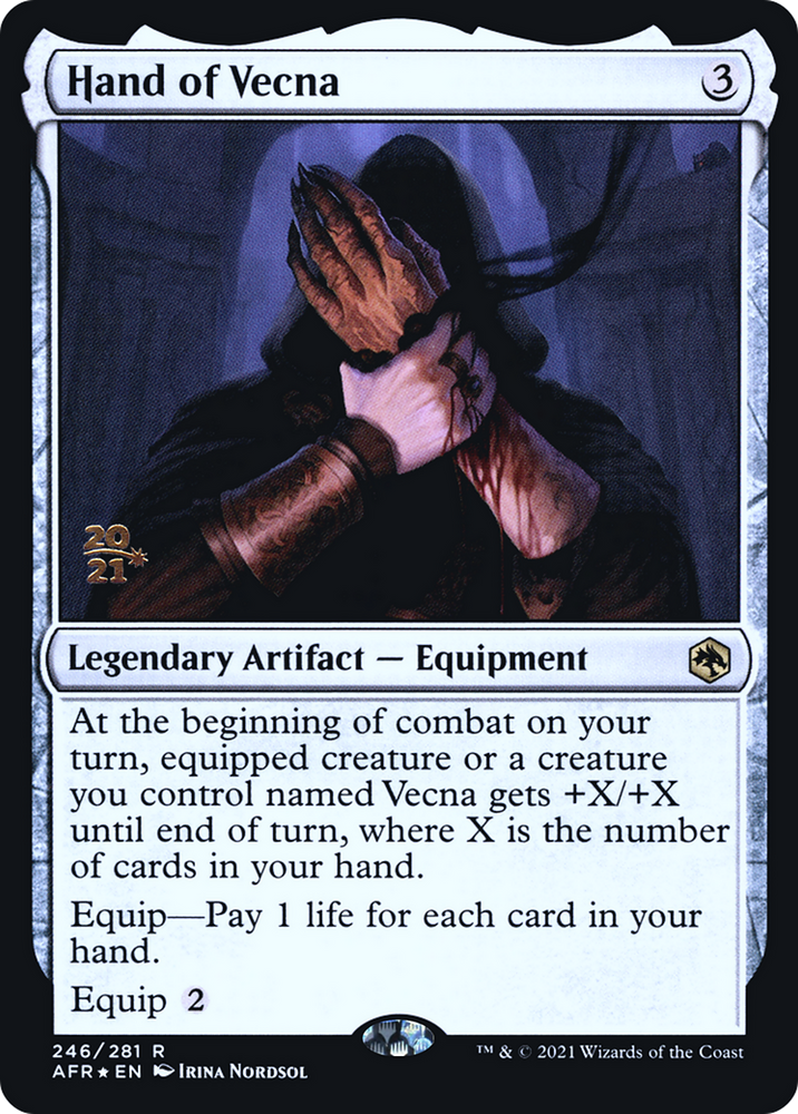 Hand of Vecna (PRE-246S) - Adventures in the Forgotten Realms Promos Foil