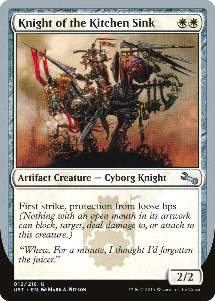 Knight of the Kitchen Sink (C) (UST-12C) - Unstable