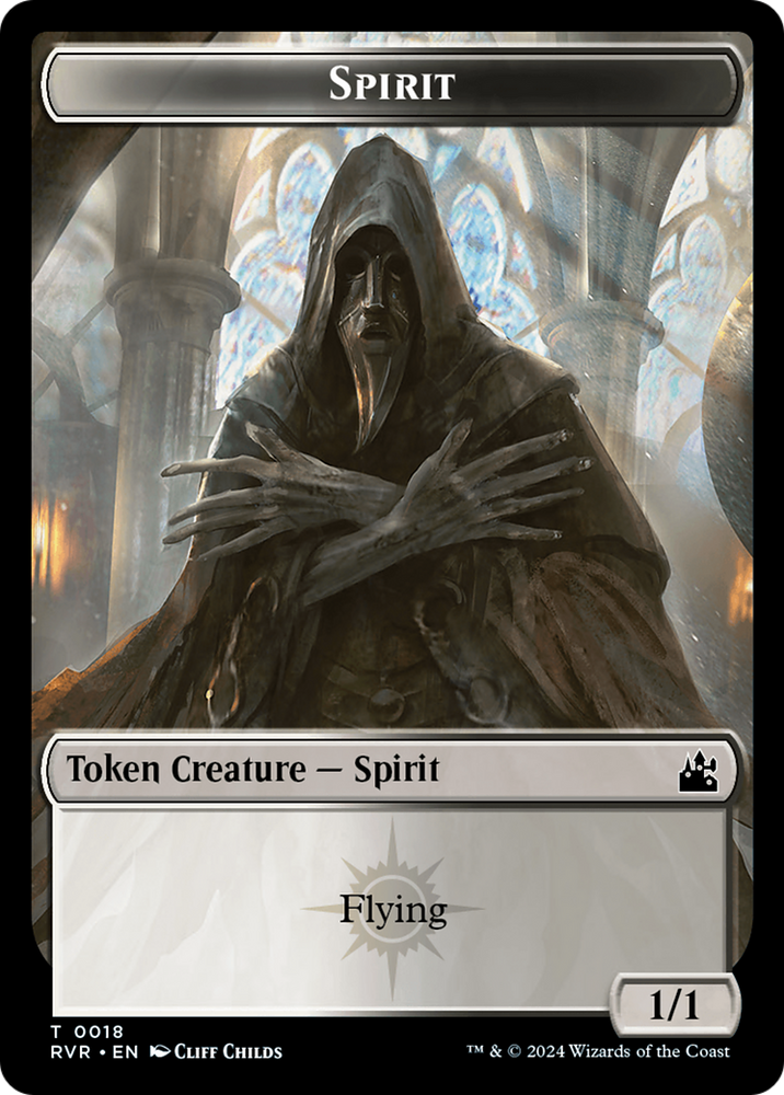 Spirit (TRVR-018) - Ravnica Remastered Tokens Foil