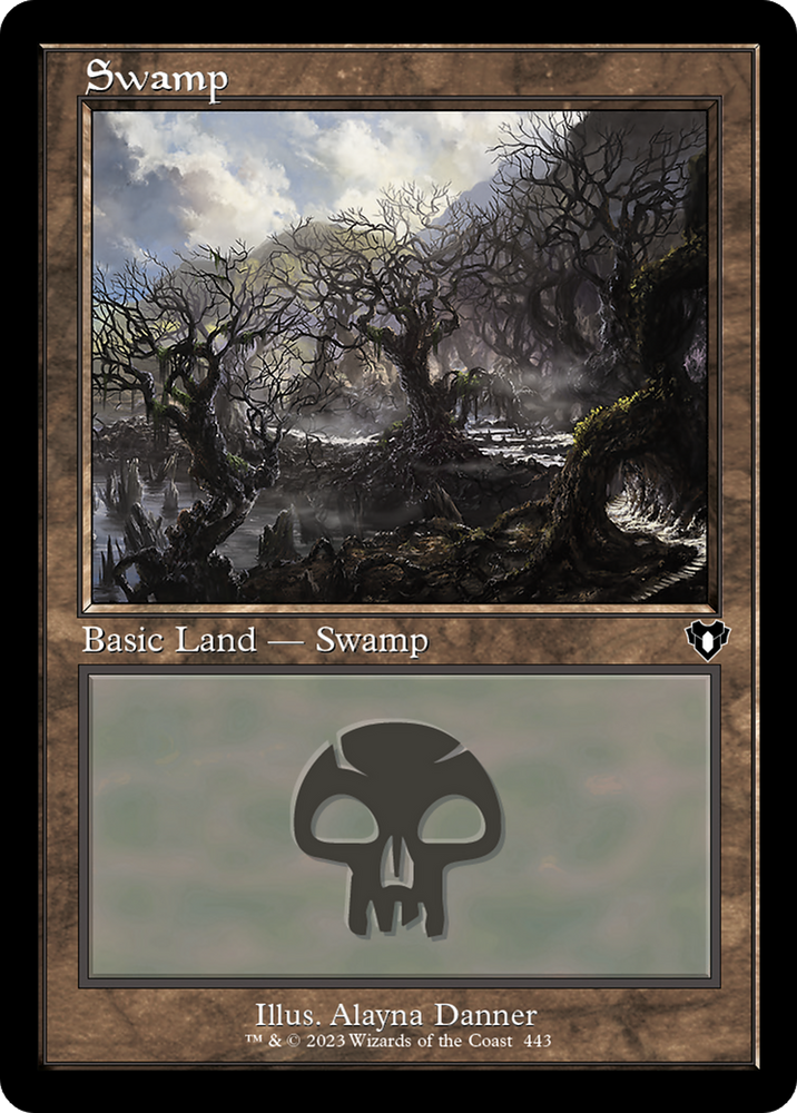 Swamp (443) (Retro Frame) (CMM-443) - Commander Masters