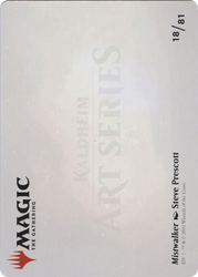 Mistwalker // Mistwalker (AKHM-018) - Kaldheim Art Series (Borderless) Foil